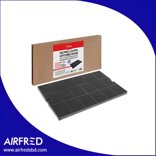 Filtro rectangular de carbón activado 27x45 cm para campana extractora