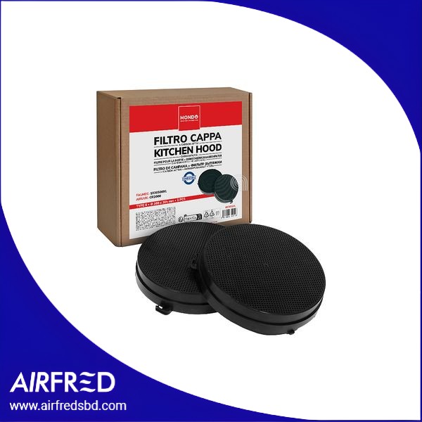 Conjunto de 2 filtros de carbón activado para campana