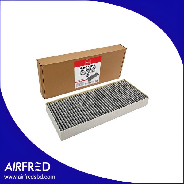 Filtro de carbón rectangular para campana extractora