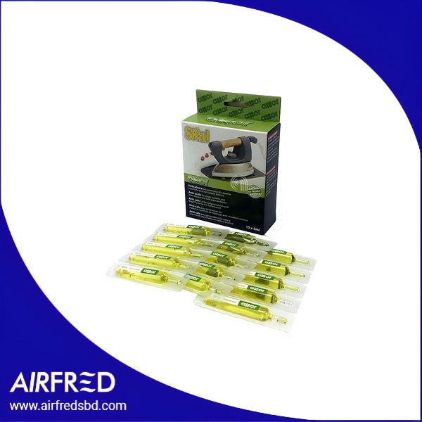 Descalcificador para plancha y sistema de planchado