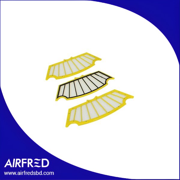 Filtro HEPA rectangular para aspiradora, pack de 3 unidades