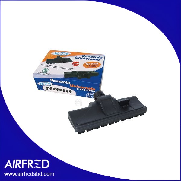 Cepillo para parquet con ruedas y 8 adaptadores