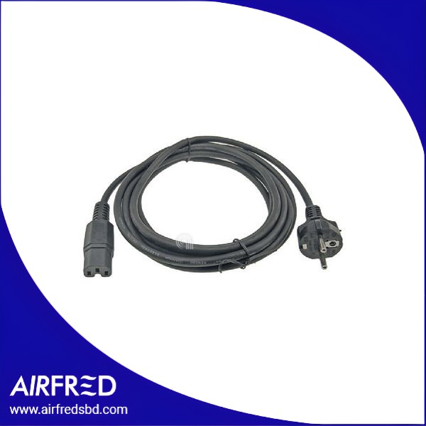 Cable de alimentación para plancha con enchufe Schuko, color negro