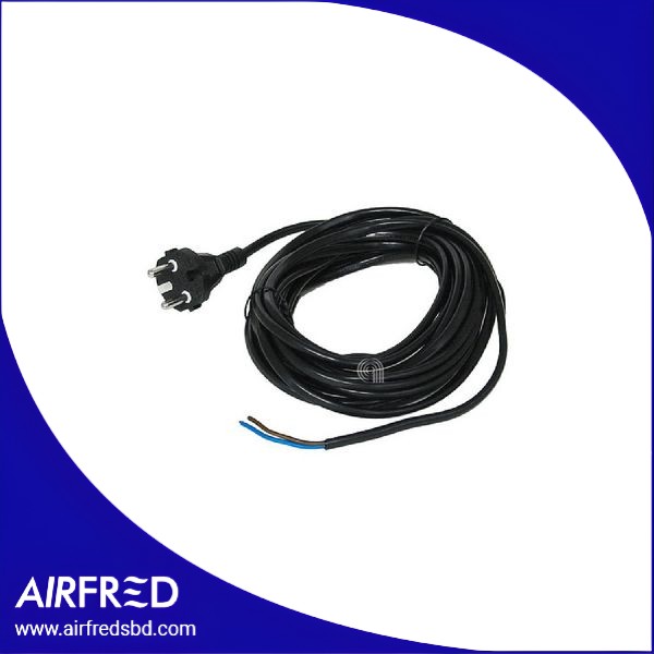 Cable de alimentación negro para aspiradoras 00806096