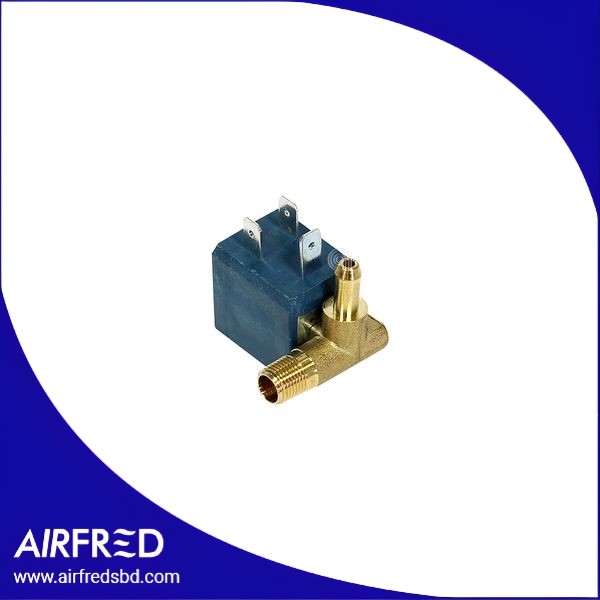 Válvula eléctrica 90° para plancha, código 00811115