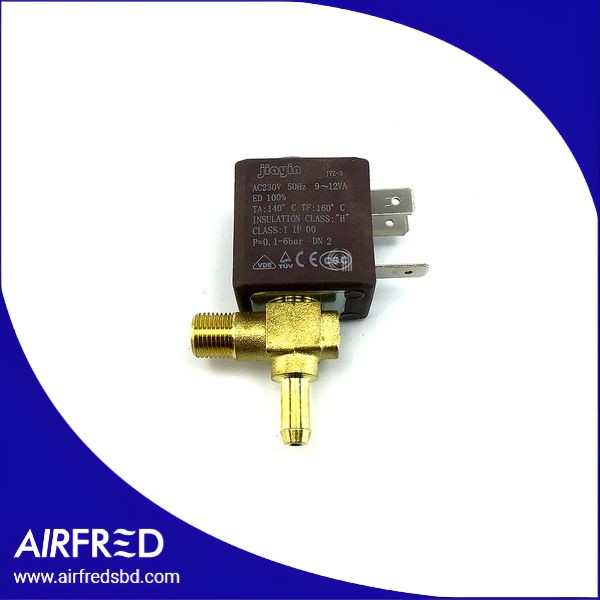 Solenoide válvula 90° adaptable para planchas