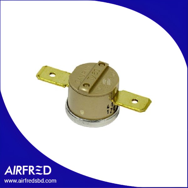 Termostato 132°C con conexión Faston para plancha