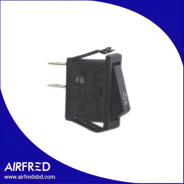 Pulsador de un polo para pequeños electrodomésticos