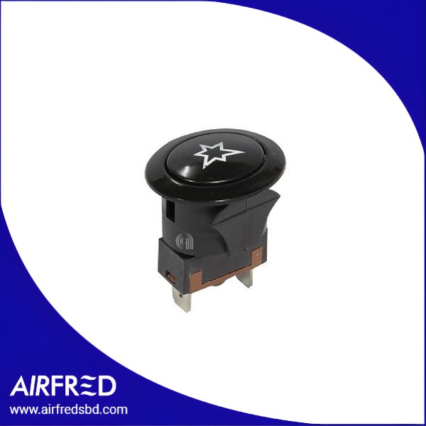 Pulsador unipolar oval para interruptores