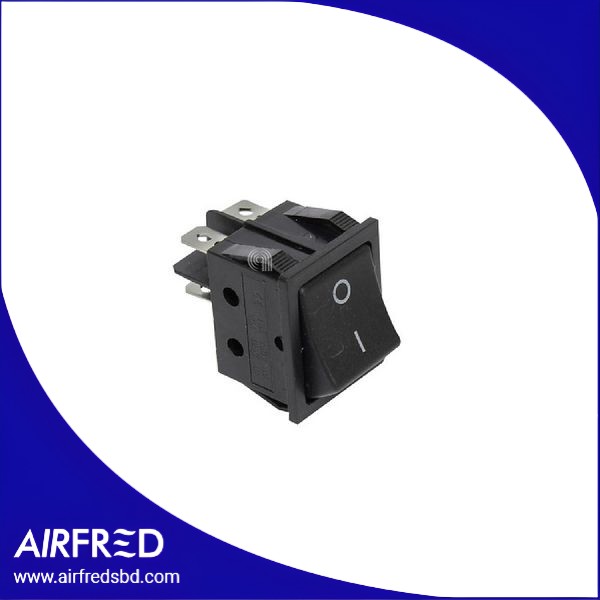 Interruptor bipolar negro para pequeños electrodomésticos (SKU 00815107)