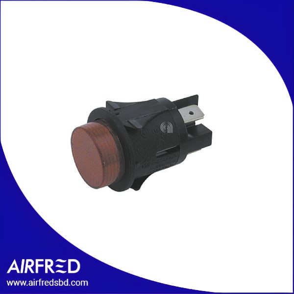 Pulsador luminoso rojo 00815117, botón para pequeños electrodomésticos