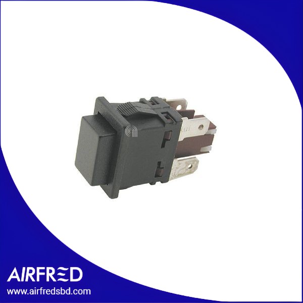 Imagen de pulsador bipolar con terminal Faston 4,8 mm, SKU 00815144.