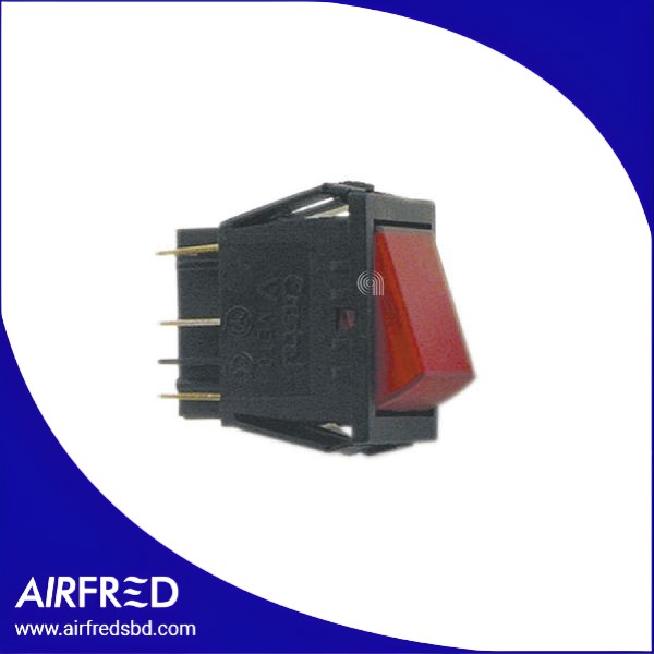 Pulsador luminoso rojo para pequeños electrodomésticos 00815157