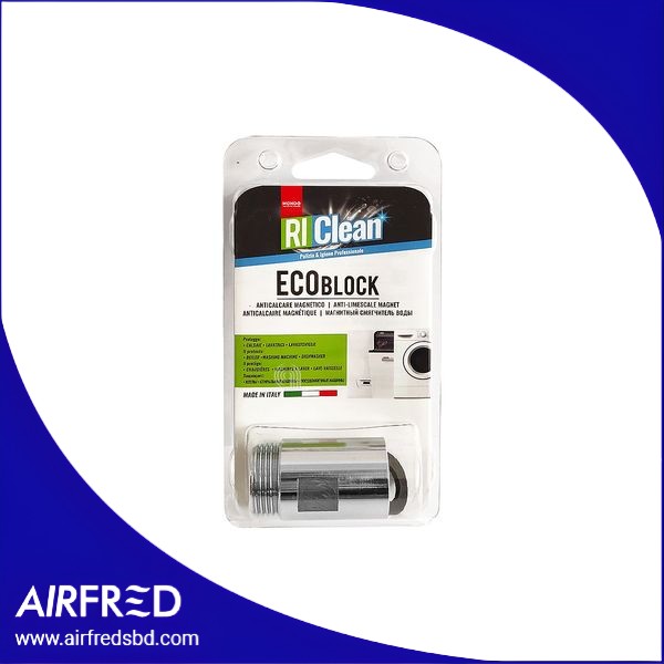 Dispositivo magnético para agua dura en lavadoras y lavavajillas, conexión 3/4 de pulgada, caudal 23 L/min.