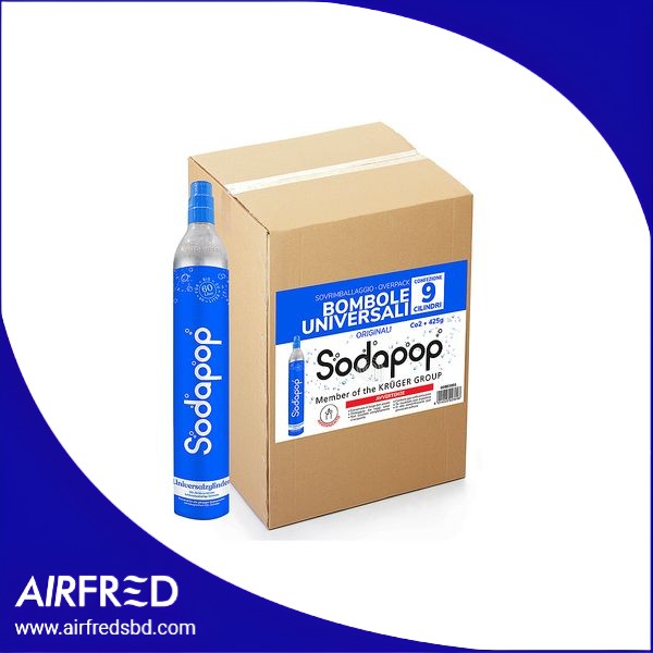 Conjunto de 9 cilindros CO2 para dispensadores de agua