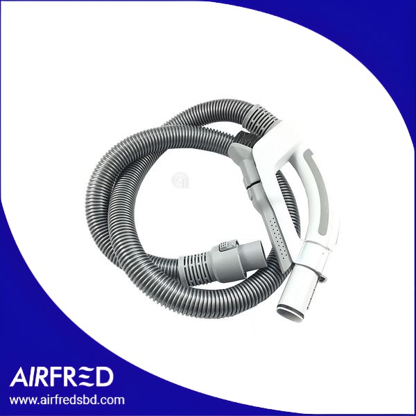Manguera flexible con asa para aspiradora, gris