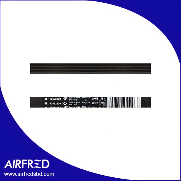 Correa Poly-V para lavadora; repuesto de alta resistencia. SKU 1326721204