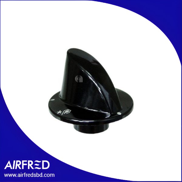 Manopola negra Trend para horno y placa de cocción 1330041893