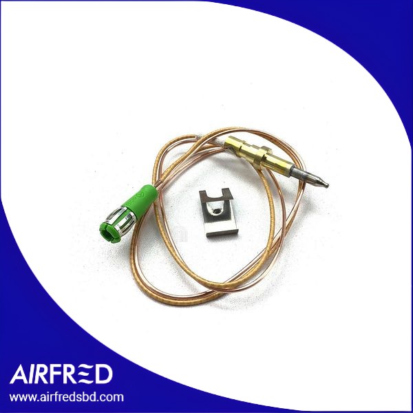 Termopar 450 mm con muelle, código 1330054707