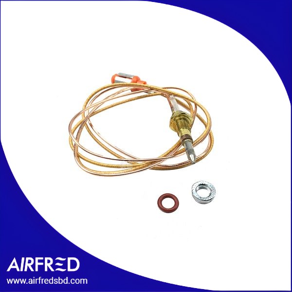 Termopar de seguridad para placa de cocción, longitud 600 mm.