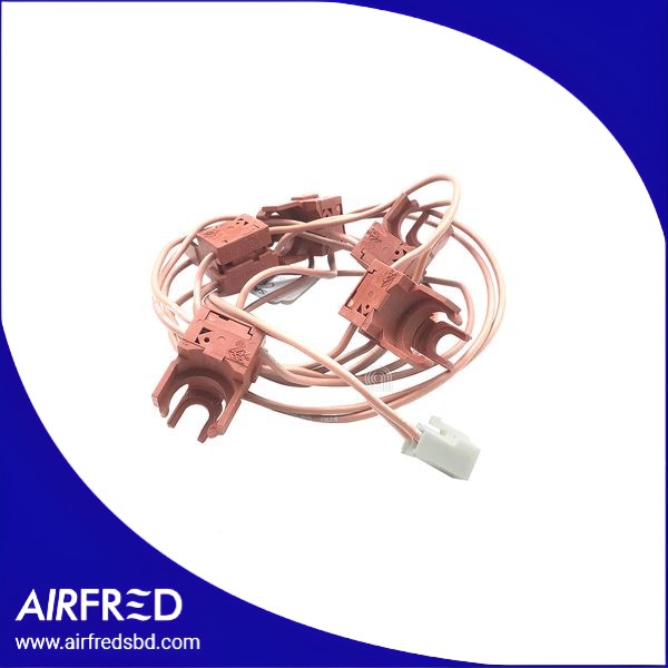 Conjunto de 5 microinterruptores para placas de cocción