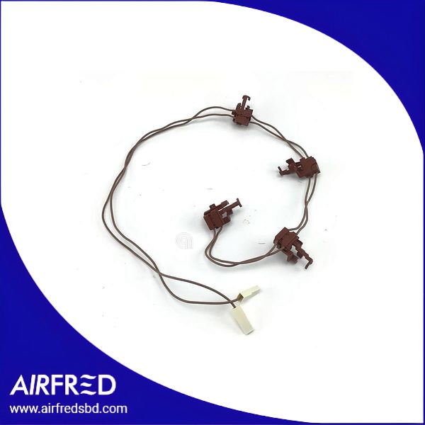 Cadena de encendido para cocción con 4 quemadores