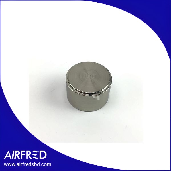 Manopola de níquel cepillado, diámetro 35 mm