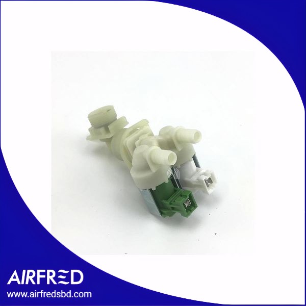 Válvula solenoide de dos vías para lavadora, repuesto original.