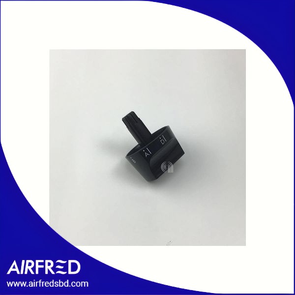 Manopola negra serigrafada para lavavajillas, repuesto