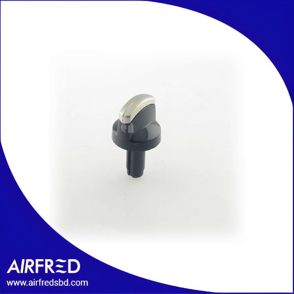 Manopola de control de cocción negra para cocinas