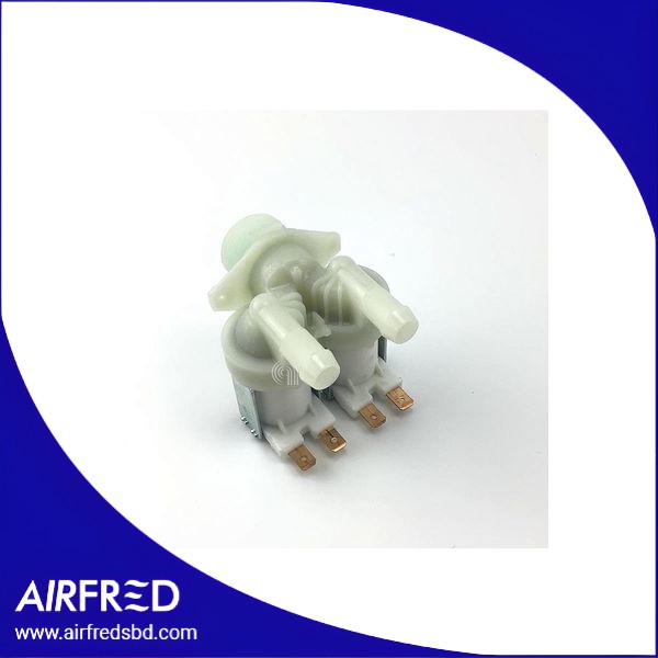 Válvula solenoide doble horizontal para lavadoras