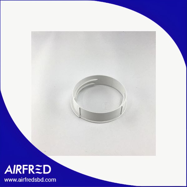 Conector canal de aire para unidad de climatización