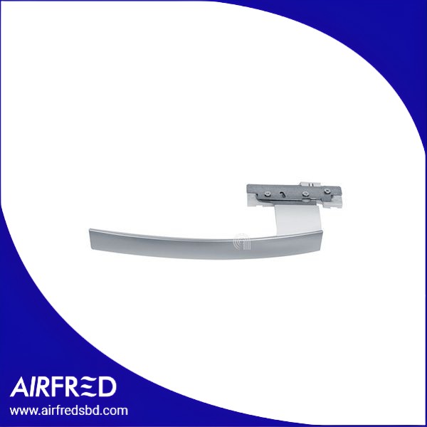 Manija de puerta gris para frigorífico
