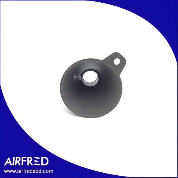 Embudo gris para depósito de sal en lavavajillas