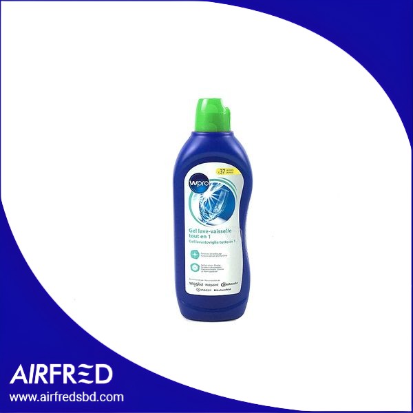 Gel lavavajillas en formato líquido de 750 ml.