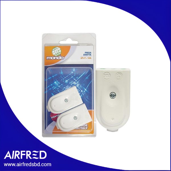 Presa diritta 2P+T 10A, 2 piezas, código 55301164
