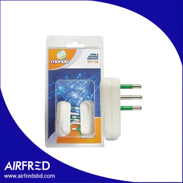 Enchufe spina empotrada 2P+T 10A blanco 55301170