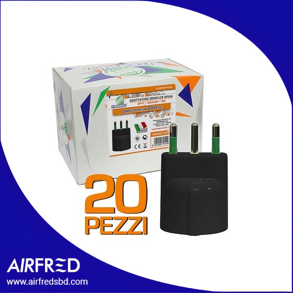 SKU 55301379: conjunto de adaptadores eléctricos 16A para tomas italianas y Schuko