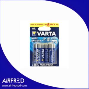 Pilas alcalinas AA High Energy 1,5V Set de 6 – VARTA - 55302012