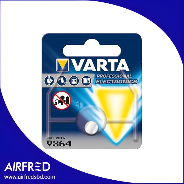 Pila botón de reloj, 1,55 V, 2,15 x 6,8 mm