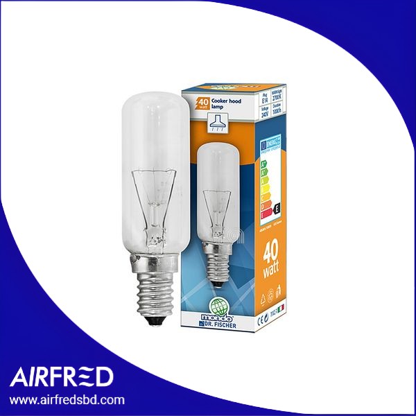 Lámpara tubular E14 40W para campana extractora