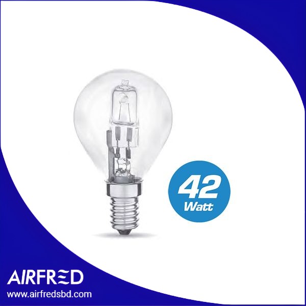 Lámpara esférica halógena base E14 42 W 230 V