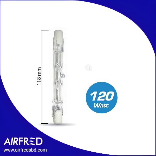 Lámpara halógena lineal R7S 118 mm 120W 55304145
