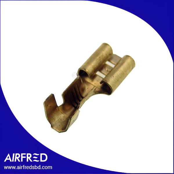 Terminales FASTON femeninos 6,35 x 0,80 mm pack 100 (SKU 55306001)