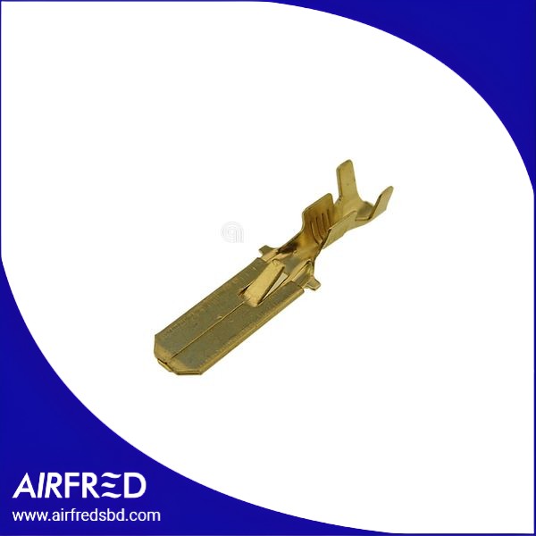 Terminales FASTON macho 6,35x0,8 mm, 100 uds, latón