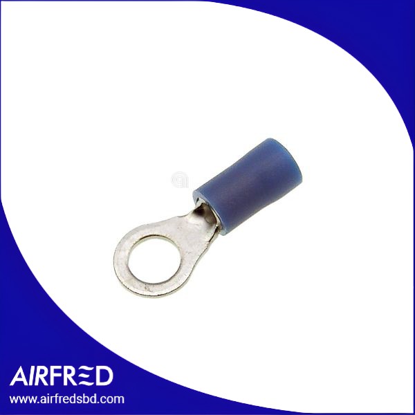 Terminales FASTON ojo azul 5,3 mm, 20 uds, latón estañado. SKU 55306025