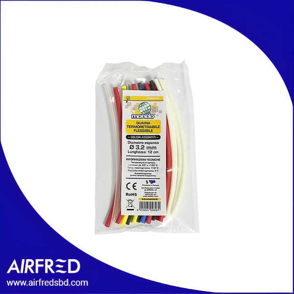 Manga termorretraible 3,2 mm x 12 cm 55306058