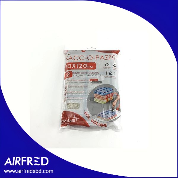 Conjunto de 2 sacos de vacío para edredones 70x120 cm