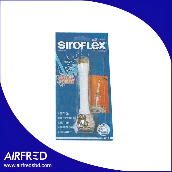 Cannuccia rompigetto blanca SIROFLEX 14 cm