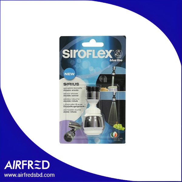 Rompigetto aireador doble articulado blanco, 55403021